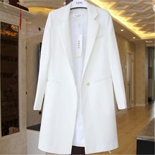 Load image into Gallery viewer, 2019 Spring Autumn Blazers Women Small suit Plus size Long sleeve jacket Casual tops female Slim Wild Blazers Windbreaker coat
