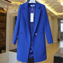 Load image into Gallery viewer, 2019 Spring Autumn Blazers Women Small suit Plus size Long sleeve jacket Casual tops female Slim Wild Blazers Windbreaker coat
