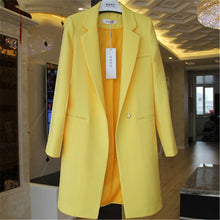 Load image into Gallery viewer, 2019 Spring Autumn Blazers Women Small suit Plus size Long sleeve jacket Casual tops female Slim Wild Blazers Windbreaker coat