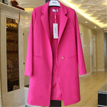 Load image into Gallery viewer, 2019 Spring Autumn Blazers Women Small suit Plus size Long sleeve jacket Casual tops female Slim Wild Blazers Windbreaker coat