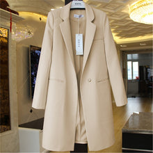 Load image into Gallery viewer, 2019 Spring Autumn Blazers Women Small suit Plus size Long sleeve jacket Casual tops female Slim Wild Blazers Windbreaker coat