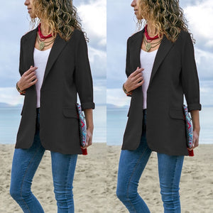 2019 New Sytyle Fashion Women Lady Suit Coat Business Blazer Long Sleeve Jacket Outwear Clothes Female Blazers