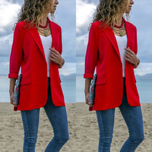 Load image into Gallery viewer, 2019 New Sytyle Fashion Women Lady Suit Coat Business Blazer Long Sleeve Jacket Outwear Clothes Female Blazers