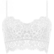 Load image into Gallery viewer, Summer Women Lace Sexy Top Sun Sleeveless Solid Tops  Unpadded Bralette Bra Bustier Zipper Back Club Crop Tank Plus Size S-XL