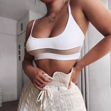 Load image into Gallery viewer, Women&#39;s Crop Top Tops Ladies Party Tank Clubwear Sleeveless Cropped Stylish Sexy Camisole 2019 Casual Slim Low Chest Halter Top