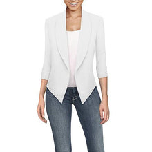 Load image into Gallery viewer, OEAK 2019 Ladies Blazer Long Sleeve Blaser Women Suit jackets Female Feminine Blazer Femme Solid Color Women Blazer Autumn