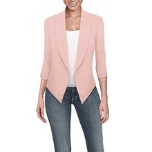 Load image into Gallery viewer, OEAK 2019 Ladies Blazer Long Sleeve Blaser Women Suit jackets Female Feminine Blazer Femme Solid Color Women Blazer Autumn