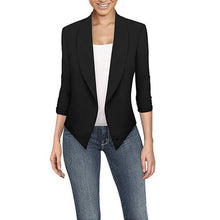 Load image into Gallery viewer, OEAK 2019 Ladies Blazer Long Sleeve Blaser Women Suit jackets Female Feminine Blazer Femme Solid Color Women Blazer Autumn