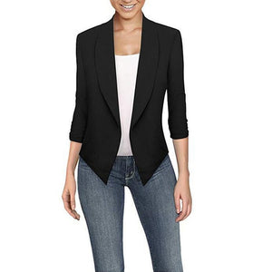 OEAK 2019 Ladies Blazer Long Sleeve Blaser Women Suit jackets Female Feminine Blazer Femme Solid Color Women Blazer Autumn