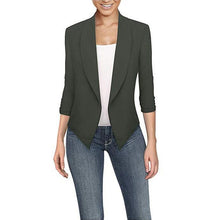 Load image into Gallery viewer, OEAK 2019 Ladies Blazer Long Sleeve Blaser Women Suit jackets Female Feminine Blazer Femme Solid Color Women Blazer Autumn