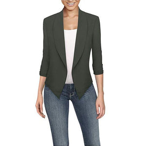 OEAK 2019 Ladies Blazer Long Sleeve Blaser Women Suit jackets Female Feminine Blazer Femme Solid Color Women Blazer Autumn