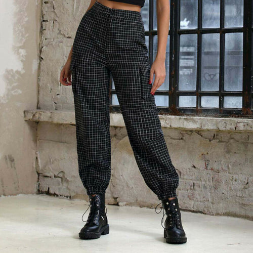 2019 New Female Skinny Cargo Trouser Casual Hip Hop Slim Fit Pants Combat Tracksuit Bottom Women Long Pants