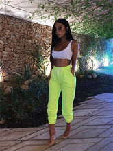 Load image into Gallery viewer, Womens Ladies Joggers Tracksuit Bottoms Trousers Slacks Gym Jogging Sweat Pants Jogger Pants Drawstring Elastic Waist Trousers