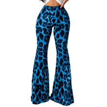 Load image into Gallery viewer, 2019 Boho Summer Women&#39;s Stretch Bell Bottom Trousers Ladies Slim Leopard Print  Flared Pants High Waist Fashion Women Long #3