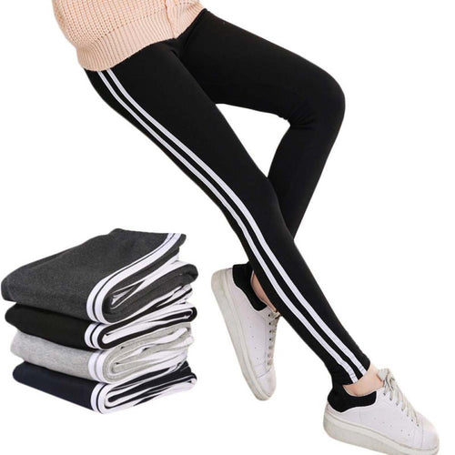 New Women Pants Spring Casual  Slim Comfortable Casual  Side Striped Bottoming Sweatpants Sporting Fitness Pencil Pants