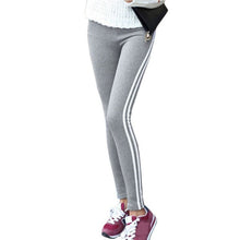 Load image into Gallery viewer, New Women Pants Spring Casual  Slim Comfortable Casual  Side Striped Bottoming Sweatpants Sporting Fitness Pencil Pants