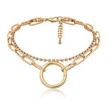 Load image into Gallery viewer, Punk Miami Cuban Choker Necklace Collar Statement Hip Hop Big Chunky Aluminum Gold Color Thick Chain Necklace Women Jewelry