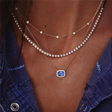 Load image into Gallery viewer, Boho Multi-element Crystal Necklaces For Women Fashion Gold Necklace Vintage Multiple Layers Pendant Necklace Jewelry Gift