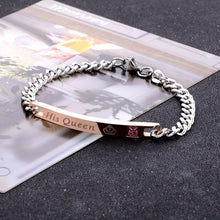 Load image into Gallery viewer, Women Silver Color Rose Gold Bracelet for Female Crystal Heart Charm Bracelet Women Bridal Wedding Fine Jewelry Gift