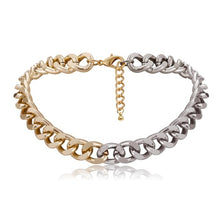 Load image into Gallery viewer, Punk Miami Cuban Choker Necklace Collar Statement Hip Hop Big Chunky Aluminum Gold Color Thick Chain Necklace Women Jewelry