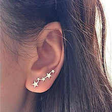 Load image into Gallery viewer, 2020 New Fashion Simulated Pearls Pendient  Angel Wings Leaf Feather Flowers Stud Earrings For Women Wedding Jewelry