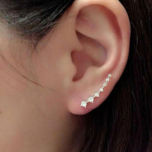 Load image into Gallery viewer, 2020 New Fashion Simulated Pearls Pendient  Angel Wings Leaf Feather Flowers Stud Earrings For Women Wedding Jewelry