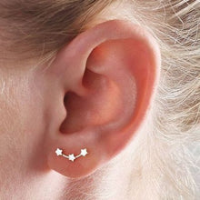 Load image into Gallery viewer, 2020 New Fashion Simulated Pearls Pendient  Angel Wings Leaf Feather Flowers Stud Earrings For Women Wedding Jewelry