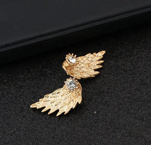 Load image into Gallery viewer, 2020 New Fashion Simulated Pearls Pendient  Angel Wings Leaf Feather Flowers Stud Earrings For Women Wedding Jewelry