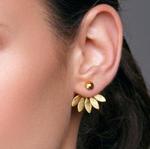 Load image into Gallery viewer, 2020 New Fashion Simulated Pearls Pendient  Angel Wings Leaf Feather Flowers Stud Earrings For Women Wedding Jewelry