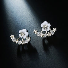 Load image into Gallery viewer, 2020 New Fashion Simulated Pearls Pendient  Angel Wings Leaf Feather Flowers Stud Earrings For Women Wedding Jewelry