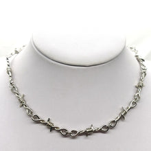 Load image into Gallery viewer, Small wire Brambles Iron Unisex Choker  Necklace Women Hip-hop Gothic  Punk Style Barbed Wire Little thorns Chain Choker Gifts
