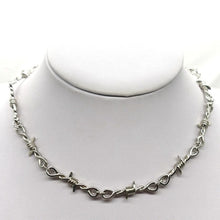 Load image into Gallery viewer, Small wire Brambles Iron Unisex Choker  Necklace Women Hip-hop Gothic  Punk Style Barbed Wire Little thorns Chain Choker Gifts
