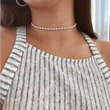 Load image into Gallery viewer, 15 Style Simple Pearl Bead Chain Choker Necklace  Crystal Leaf Tassel Necklace For Women Fashion Sex Jewelry Prom Accessories