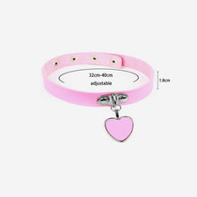 Load image into Gallery viewer, Sexy Trendy Vintage Charm Round Gothic Collar Necklaces Jewelry Gift Gothic Leather Heart Harajuku Women Punk Choker Necklace