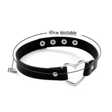 Load image into Gallery viewer, Sexy Trendy Vintage Charm Round Gothic Collar Necklaces Jewelry Gift Gothic Leather Heart Harajuku Women Punk Choker Necklace