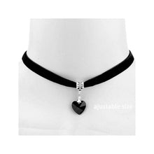 Load image into Gallery viewer, Sexy Trendy Vintage Charm Round Gothic Collar Necklaces Jewelry Gift Gothic Leather Heart Harajuku Women Punk Choker Necklace
