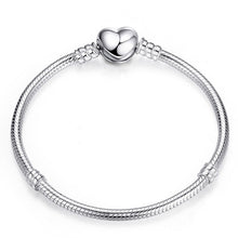Load image into Gallery viewer, BAOPON High Quality Authentic Silver Color Snake Chain Fine Bracelet Fit European Charm Bracelet for Women DIY Jewelry Making