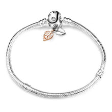 Load image into Gallery viewer, BAOPON High Quality Authentic Silver Color Snake Chain Fine Bracelet Fit European Charm Bracelet for Women DIY Jewelry Making