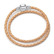 Load image into Gallery viewer, BAOPON High Quality Authentic Silver Color Snake Chain Fine Bracelet Fit European Charm Bracelet for Women DIY Jewelry Making