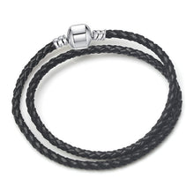 Load image into Gallery viewer, BAOPON High Quality Authentic Silver Color Snake Chain Fine Bracelet Fit European Charm Bracelet for Women DIY Jewelry Making