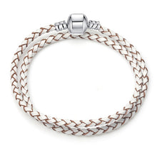Load image into Gallery viewer, BAOPON High Quality Authentic Silver Color Snake Chain Fine Bracelet Fit European Charm Bracelet for Women DIY Jewelry Making