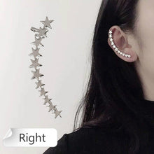 Load image into Gallery viewer, New Fashion Punk Butterfly Clip Earring for Teens Women Men Ear Cuffs Zinc Alloy Cool Jewelry Vintage Retro Chain Earings Metal