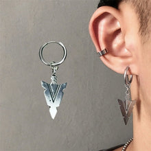 Load image into Gallery viewer, New Fashion Punk Butterfly Clip Earring for Teens Women Men Ear Cuffs Zinc Alloy Cool Jewelry Vintage Retro Chain Earings Metal