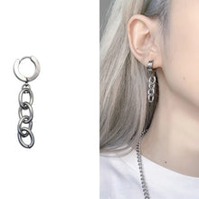 Load image into Gallery viewer, New Fashion Punk Butterfly Clip Earring for Teens Women Men Ear Cuffs Zinc Alloy Cool Jewelry Vintage Retro Chain Earings Metal