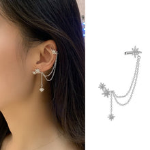 Load image into Gallery viewer, New Fashion Punk Butterfly Clip Earring for Teens Women Men Ear Cuffs Zinc Alloy Cool Jewelry Vintage Retro Chain Earings Metal