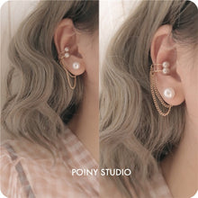 Load image into Gallery viewer, New Fashion Punk Butterfly Clip Earring for Teens Women Men Ear Cuffs Zinc Alloy Cool Jewelry Vintage Retro Chain Earings Metal