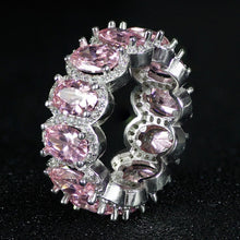 Load image into Gallery viewer, luxury 925 sterling silver wedding band eternity ring for women big gift for ladies love wholesale lots bulk jewelry R4577