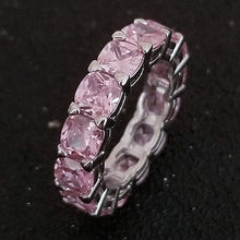 Load image into Gallery viewer, luxury 925 sterling silver wedding band eternity ring for women big gift for ladies love wholesale lots bulk jewelry R4577