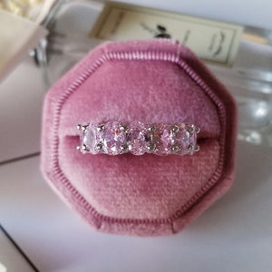 luxury 925 sterling silver wedding band eternity ring for women big gift for ladies love wholesale lots bulk jewelry R4577