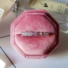 Load image into Gallery viewer, luxury 925 sterling silver wedding band eternity ring for women big gift for ladies love wholesale lots bulk jewelry R4577